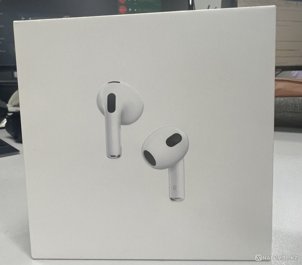 Selling apple airpods headphones (3rd gen) Almaty - photo 1