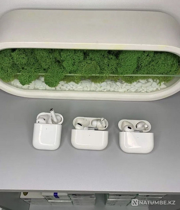 AirPods pro; 2; 3. Сымсыз құлаққаптар. Алма. Көтерме және бөлшек сауда.  Алматы - изображение 5