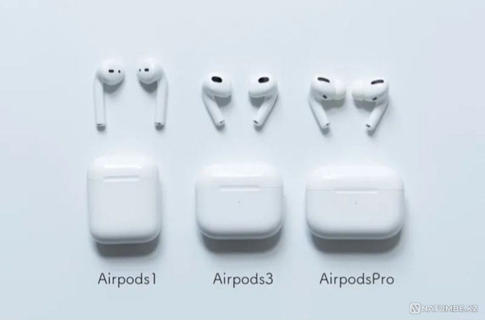 AirPods pro; 2; 3. Сымсыз құлаққаптар. Алма. Көтерме және бөлшек сауда.  Алматы - изображение 6