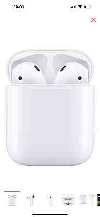 Air pods 2 Наушники Apple AirPods with Charging Case Алматы