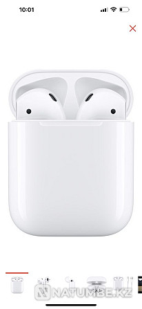 Air pods 2 Наушники Apple AirPods with Charging Case Алматы - изображение 2