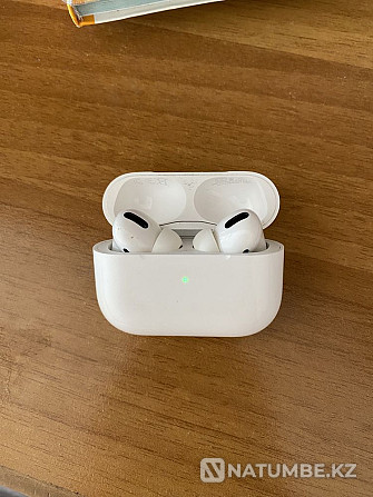 Наушники AirPods Pro оригинальные в неплохом состоянии Алматы - изображение 3