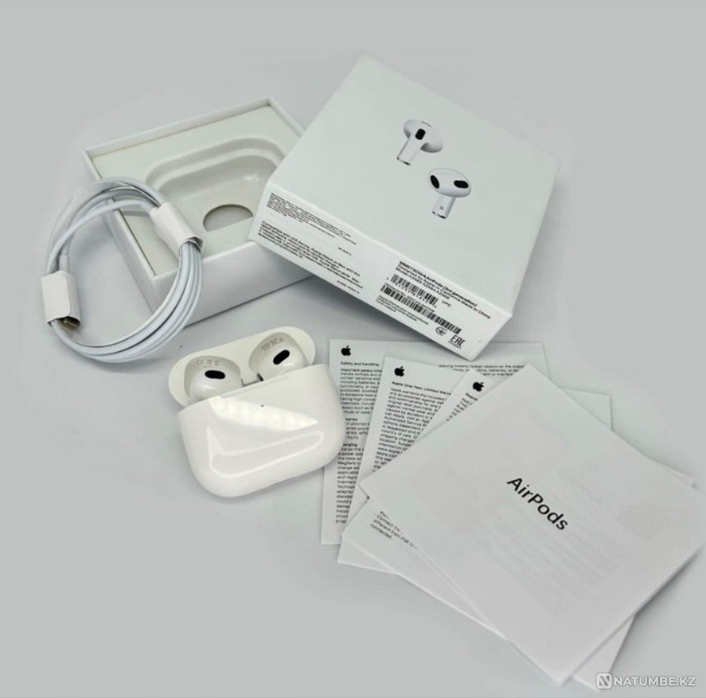 Airpods 3 Airpods pro 2 Airpods max Airpods 2. Airpods pro 2 headphones Almaty - photo 2