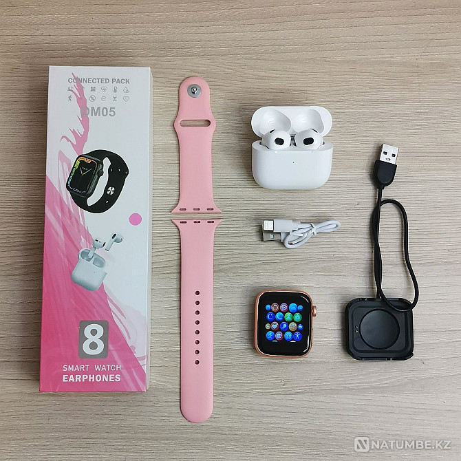 AirPods headphones + smart watches Almaty - photo 2