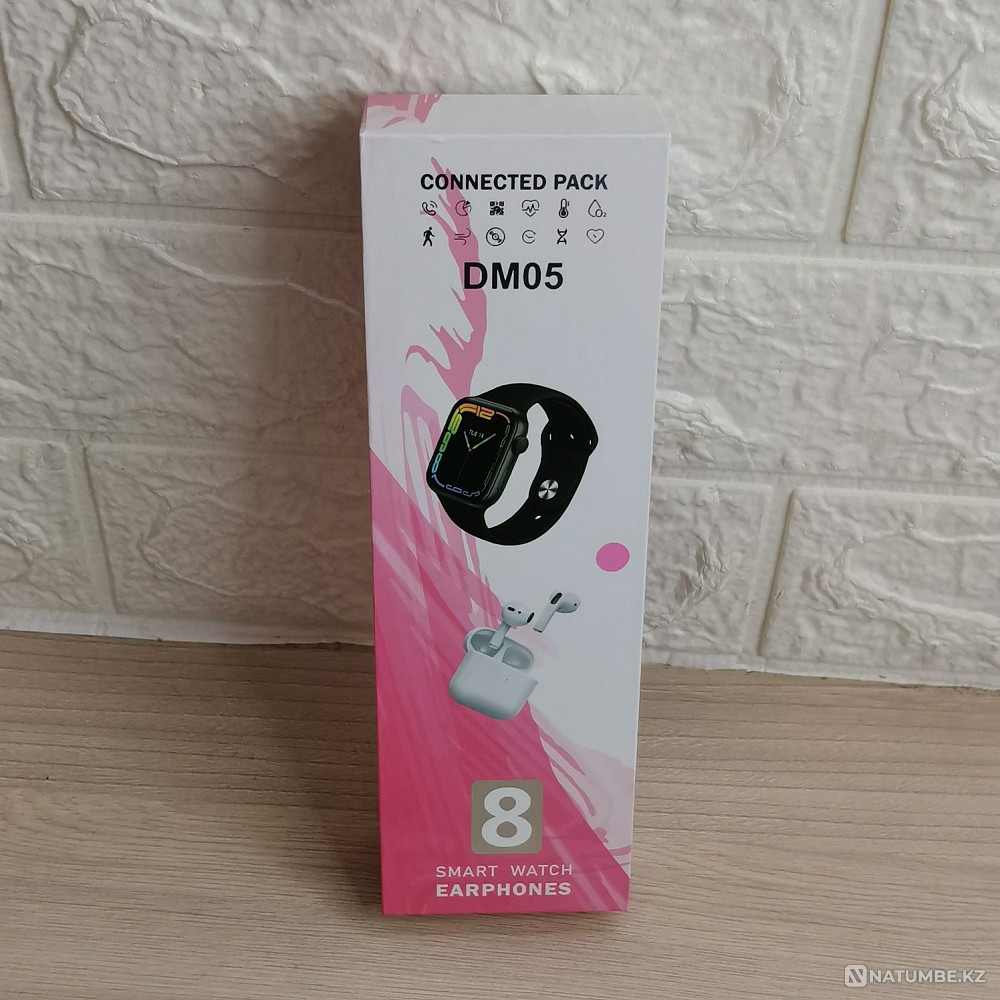 Наушники AirPods + умные часы Алматы - изображение 4