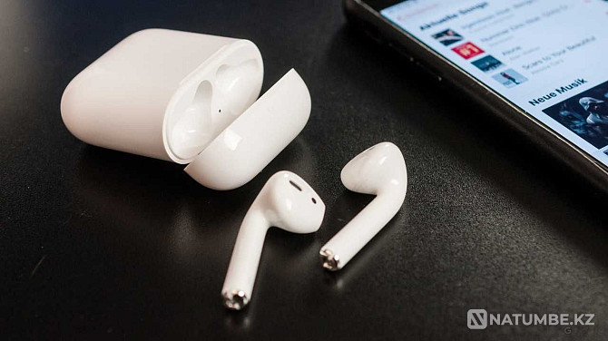 Air Pods люкс ауа қабықшалары; bluetooth құлаққаптары  Алматы - изображение 1