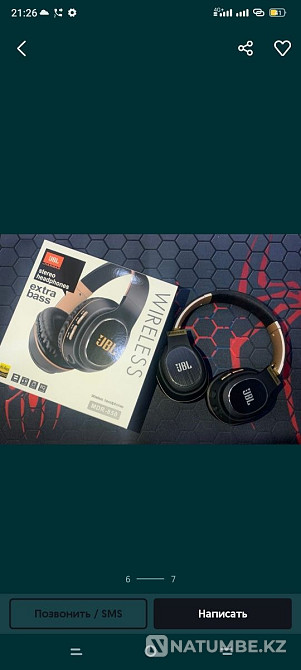 Беспроводные наушники Jbl Sony Air max p9 Алматы - изображение 3