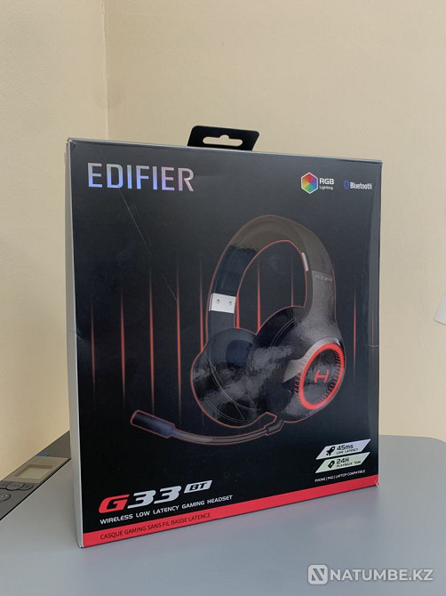 Наушники Edifier G33BT серый Алматы - изображение 2