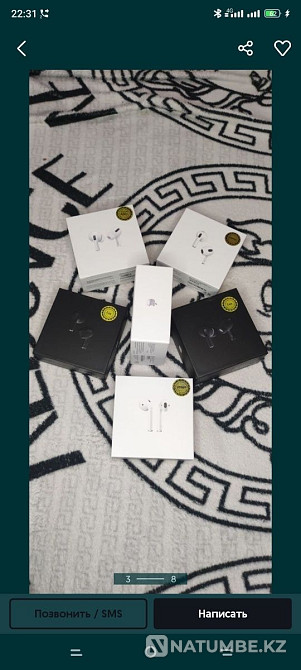 Наушники AirPods 2;3 pro samsung buds и другие Алматы - изображение 2