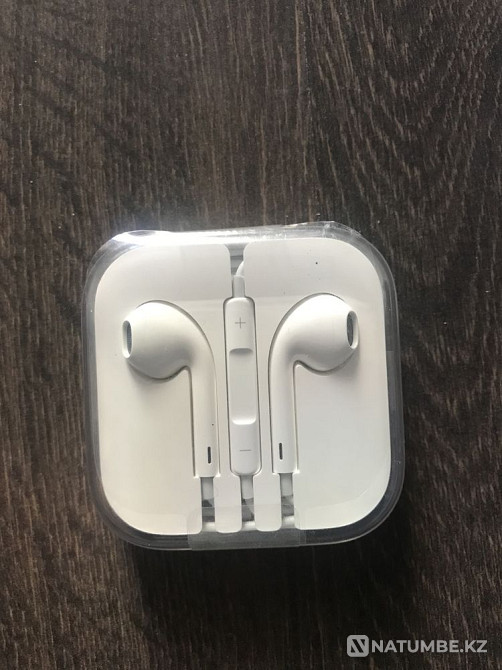 Наушник оригинал iPhone новый Алматы - изображение 1