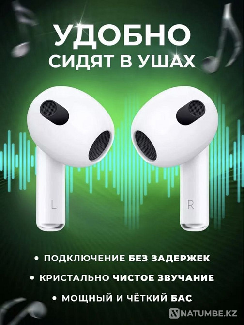 Air pods pro 2 беспроводные наушники Алматы - изображение 6