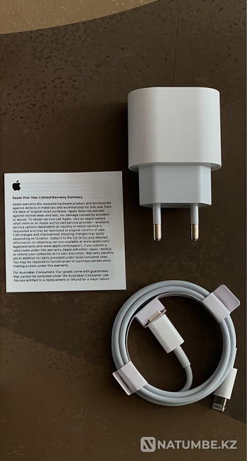 Быстрая зарядка для iPhone 20w Type-C Lightning Алматы - изображение 1