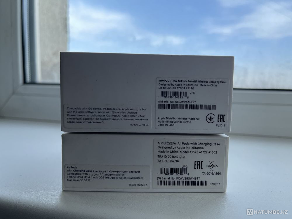 Коробка с инструкциями от airpods 1/2 /PRO (оригинал) Алматы - изображение 1