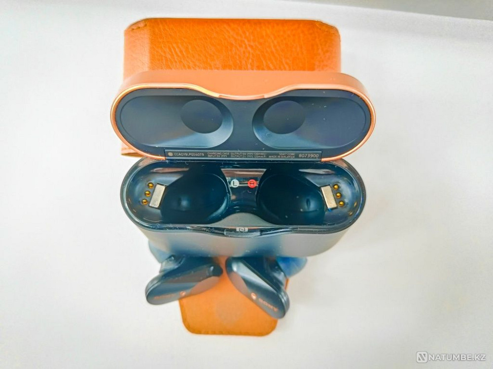 Sony Wf-1000xm3 құлаққап + қорап; сымсыз сызаттарсыз  Алматы - изображение 3