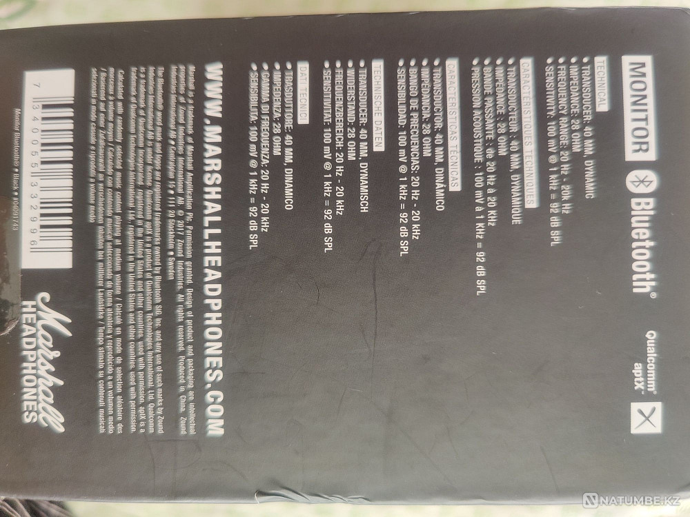 Наушники Marshal monitor Алматы - изображение 1