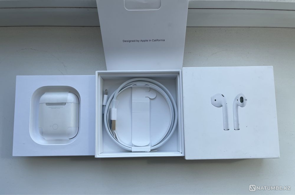 Airpods 2 кейс;футляр; зарядчик (оригинал) Алматы - изображение 1