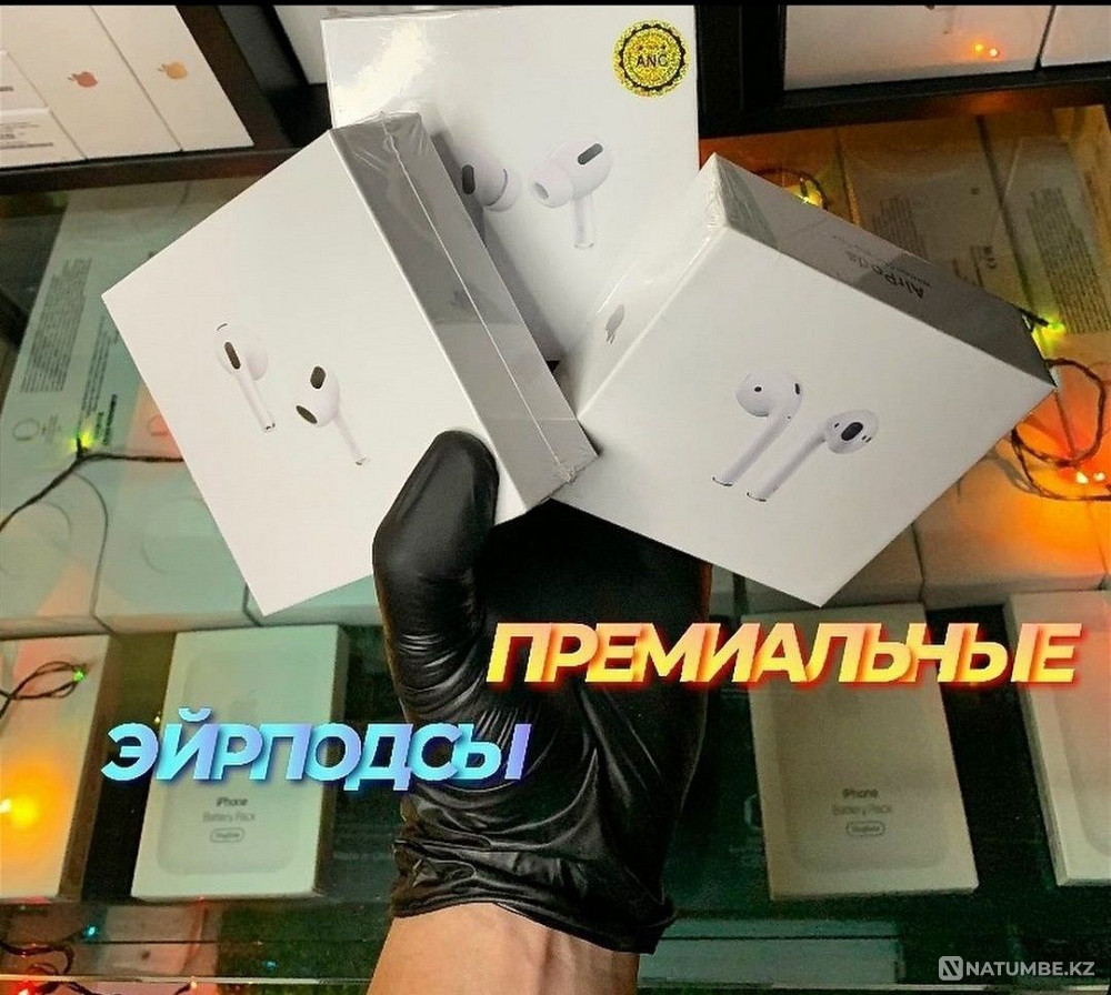 Airpods 3 Airpods 2 Airpods pro 2 Airpods max Наушники Эйрподс про 2 Алматы - изображение 5