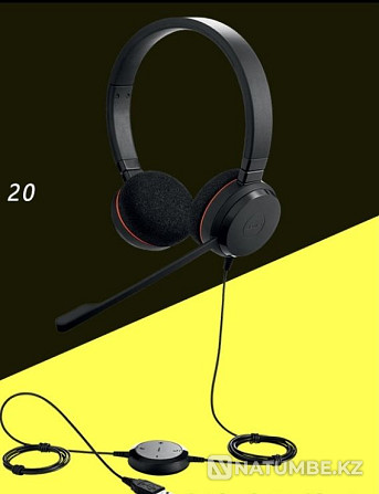 Jabra Evolve 20 MS құлаққаптары  Алматы - изображение 2