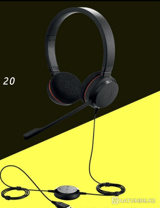 Наушники Jabra Evolve 20 MS Алматы - изображение 2