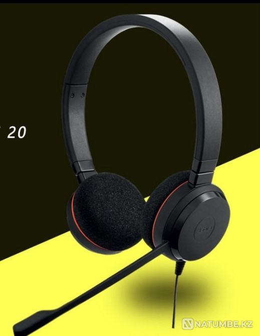 Наушники Jabra Evolve 20 MS Алматы - изображение 1