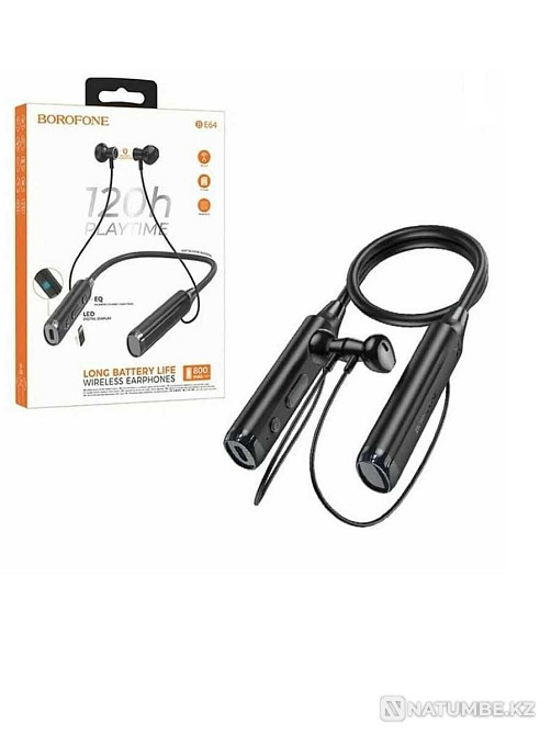 Беспроводные Bluetooth наушники Borofone BE64 Алматы - изображение 1