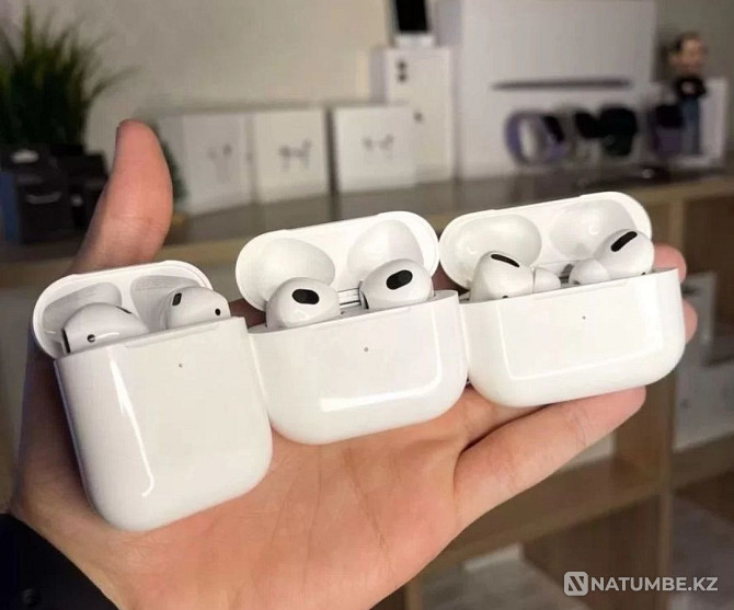 Беспроводные наушники Airpods 2 Airpods 3 Airpods Pro 2 Аирподс про 2 Алматы - изображение 5