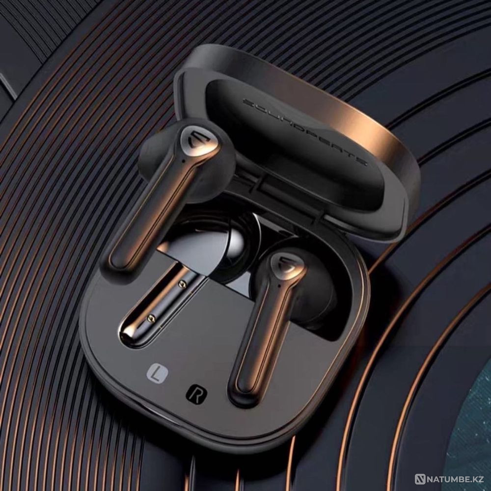 Беспроводные наушники SoundPeats TrueAir2 Black Алматы - изображение 2