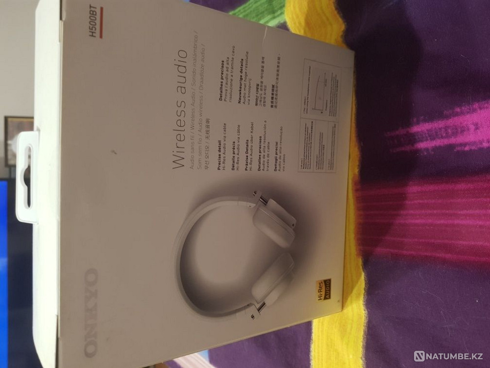Продам новые беспроводные наушнико Onkyo h500bt Алматы - изображение 3