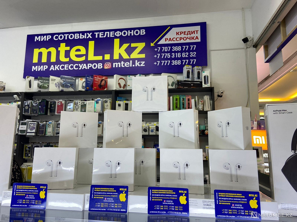 Apple Airpods Max жарнамасы Airpods 2 Airpods Pro 2 Airpods 3 airpods 2  Алматы - изображение 3