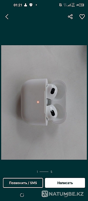 Наушники аир под с3 Алматы - изображение 1