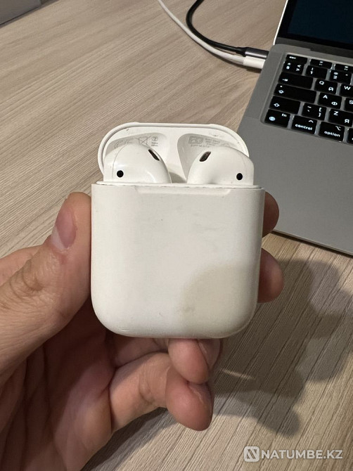 Air pods 2. Оригинал Алматы - изображение 1