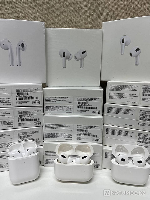 Air pods; эйр подс ; 2;3;про ;air pods pro; air pods 3 Алматы - изображение 1
