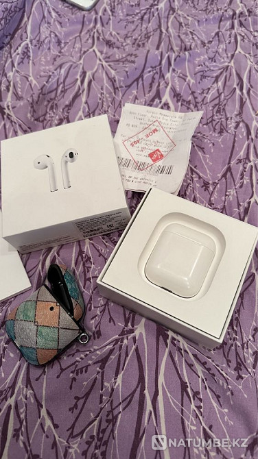 Airpods наушники оригинал Алматы - изображение 2