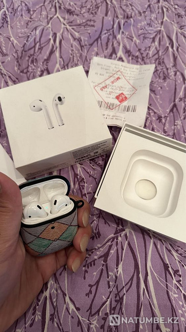 Airpods наушники оригинал Алматы - изображение 1