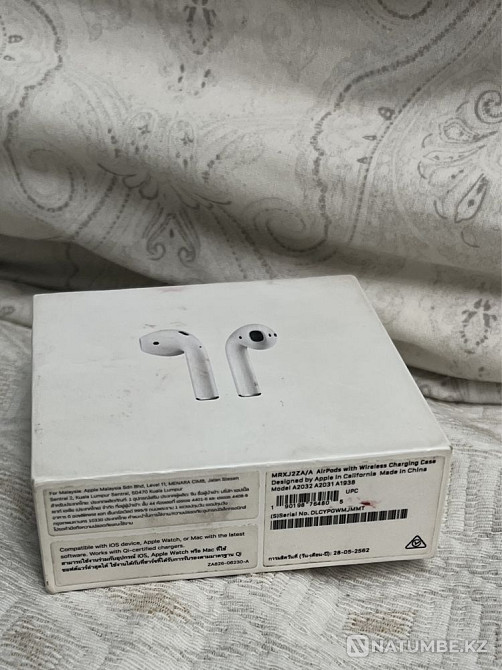 AirPods оригинал. С коробкой Алматы - изображение 5