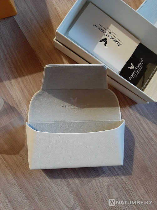 Крутой дизайнерский белый очешник от Alberto Casiono Алматы - изображение 3