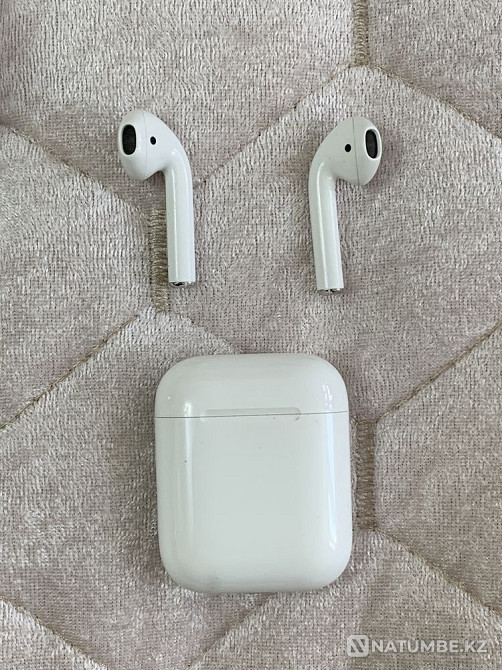 Недорого Airpods 1 поколение оригинальные Алматы - изображение 3