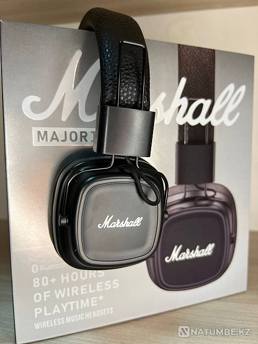 Наушники Marshall ; беспроводные наушники Marshall Алматы - изображение 5