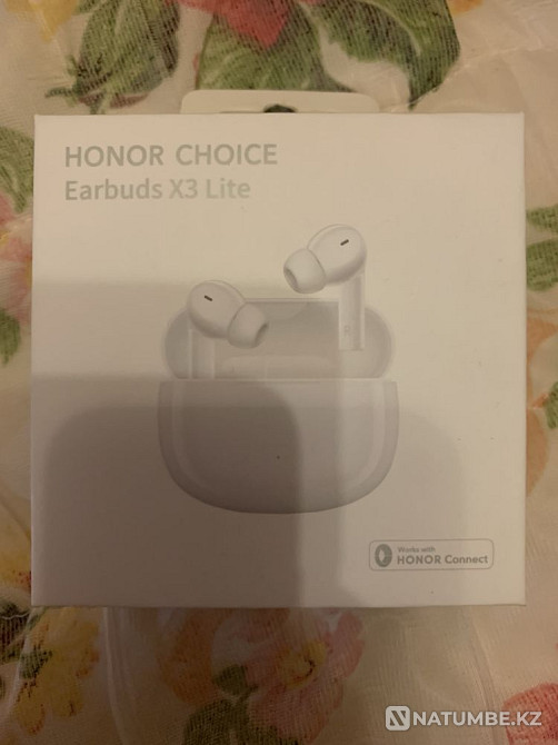 Продам Наушники беспроводные HONOR CHOICE X3 Lite White Алматы - изображение 1