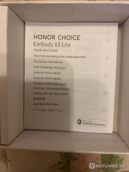 Продам Наушники беспроводные HONOR CHOICE X3 Lite White Алматы - изображение 7