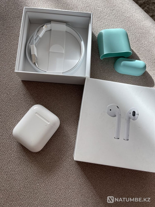 Apple AirPods headphones Almaty - photo 2