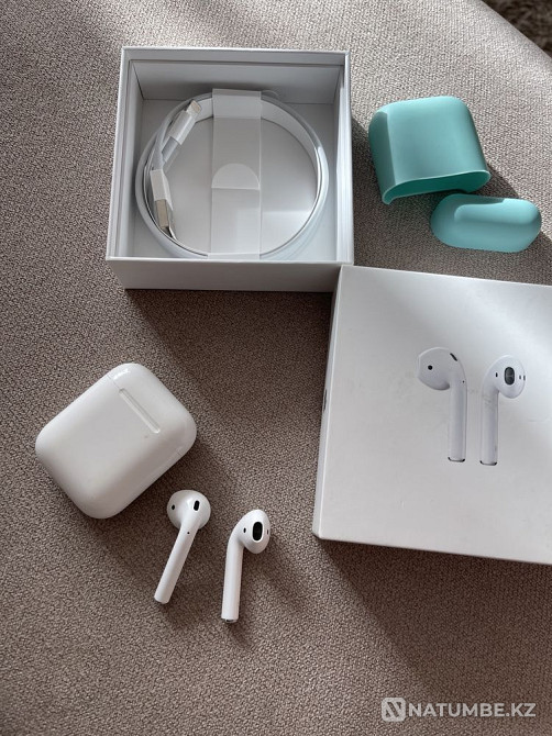 Apple AirPods headphones Almaty - photo 1