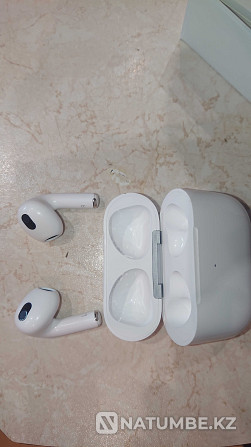 Airpods; құлаққаптар түпнұсқа емес  Алматы - изображение 3