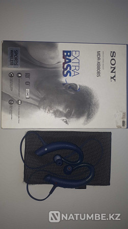 Sony MDR-XB80BSIPX5 waterproof; NFC connection; Bluetooth like 5.0 Almaty - photo 2