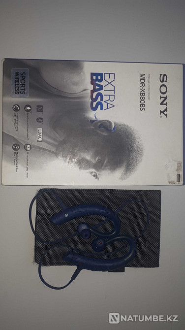 Sony MDR-XB80BSIPX5 влагозащиты; NFC подключение; Bluetooth вроде 5.0 Алматы - изображение 2