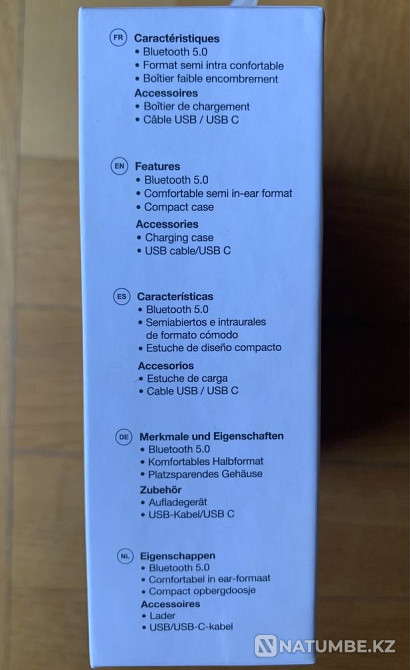 Наушники беспроводные Bluetooth. Новые. Франция. Алматы - изображение 2