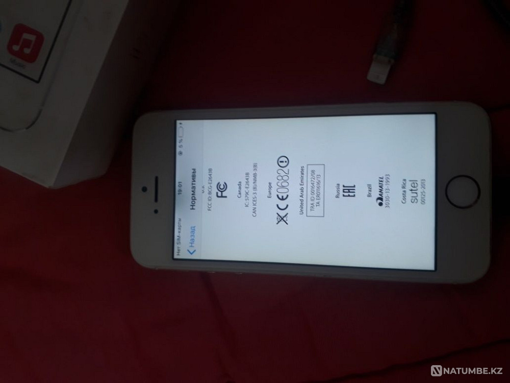 Продам айфон 5с 16 гб Алматы - изображение 8
