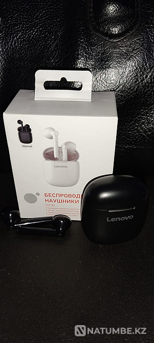 Продам беспроводные наушники Lenovo ht30 Алматы - изображение 1
