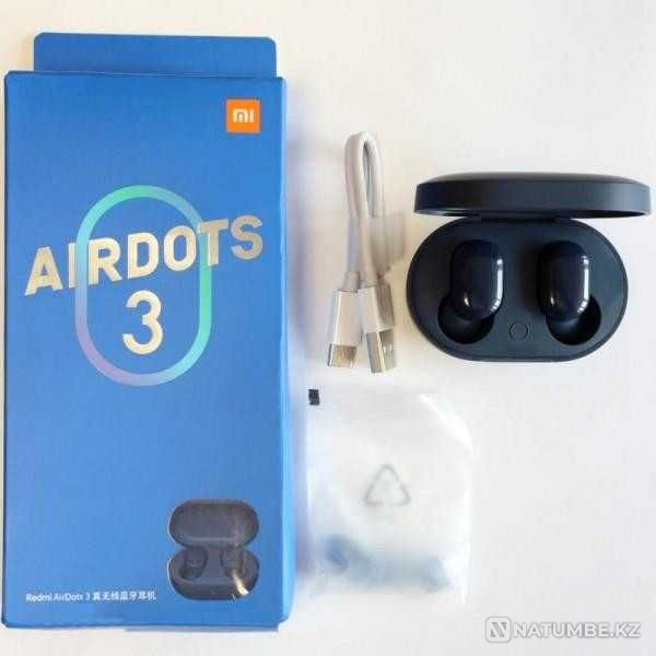 Беспроводные наушники Redmi AirDots Pro 3 наушники беспроводной черный Алматы - изображение 1