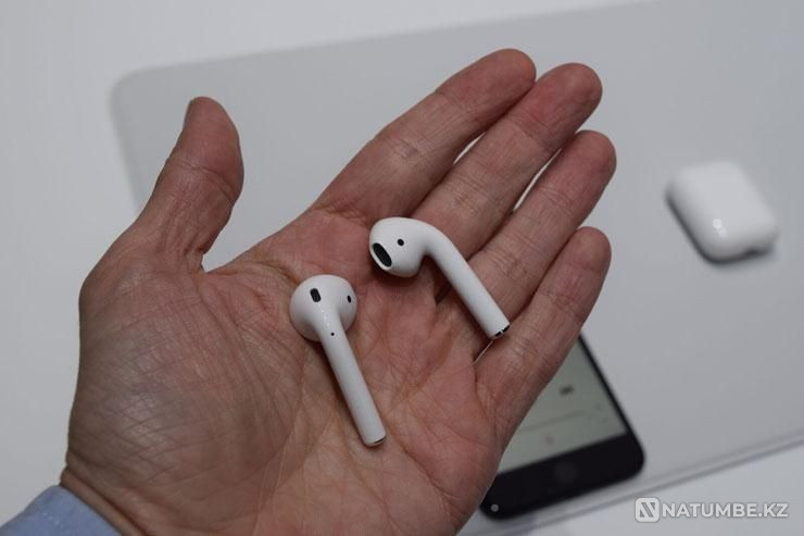Беспроводные наушники Apple AirPods 2 новые Алматы - изображение 4